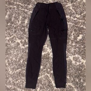 Athleta Black Cargo Leggings